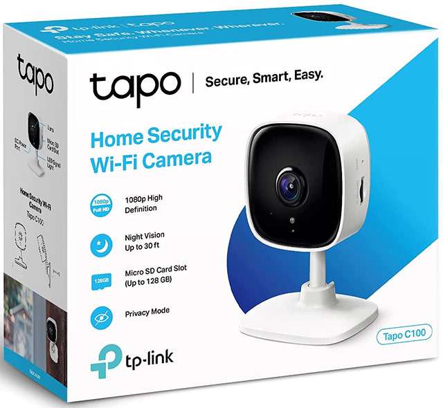 TP-Link Tapo C100, videocamera 1080p per la sorveglianza degli ambienti indoor