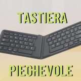 Tastiera pieghevole: la chiudi come un libro e te la porti ovunque