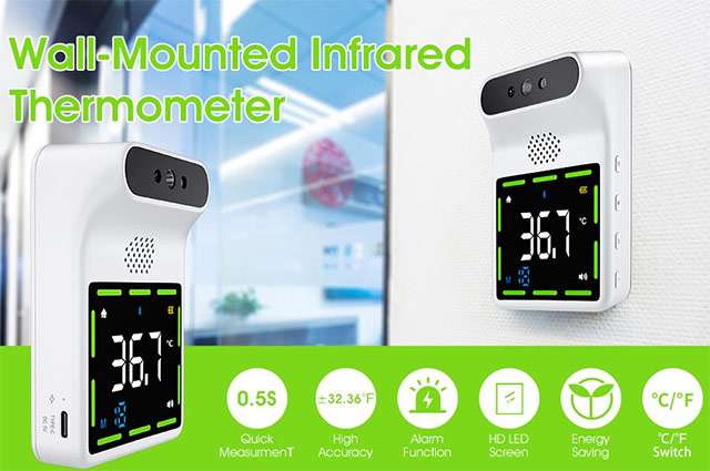 Il termometro a infrarossi da parete di SOYES
