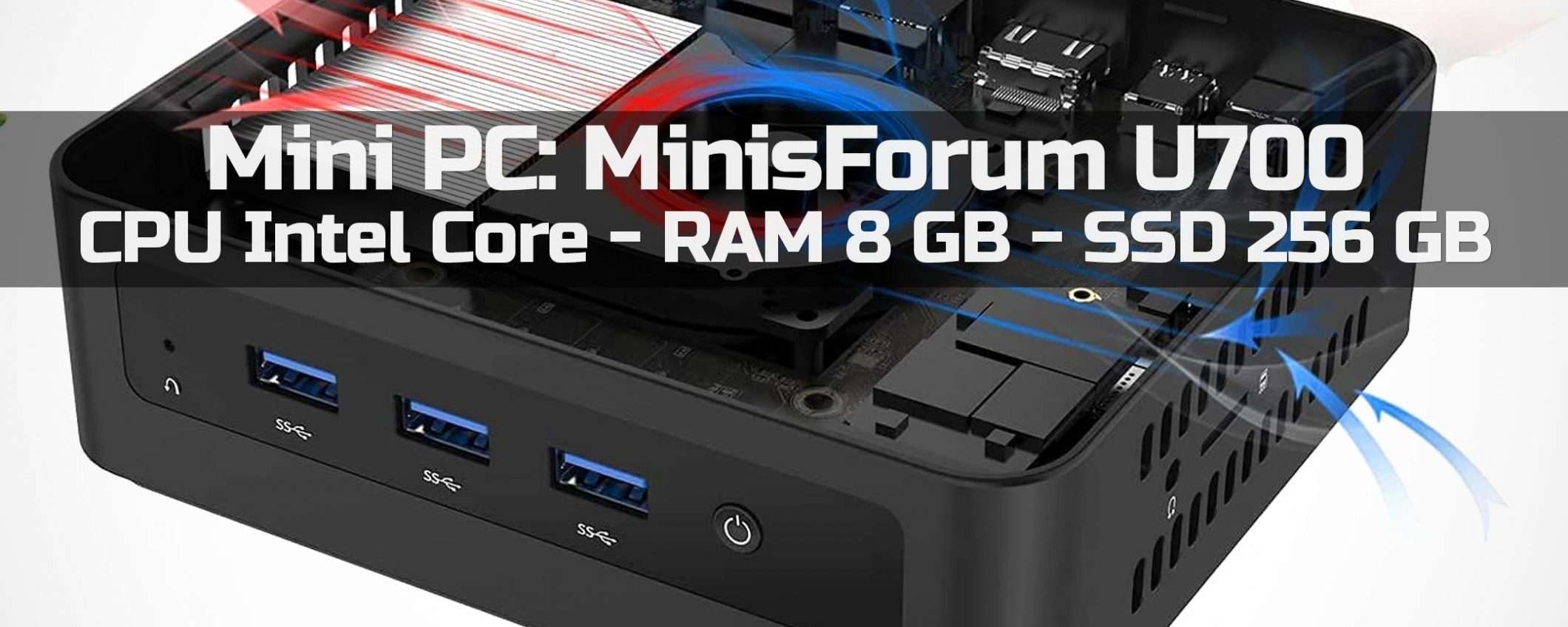 Mini PC con Intel Core (8/256GB): prezzo stracciato