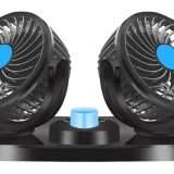 Ventilatore da auto ideale per combattere l'afa in viaggio