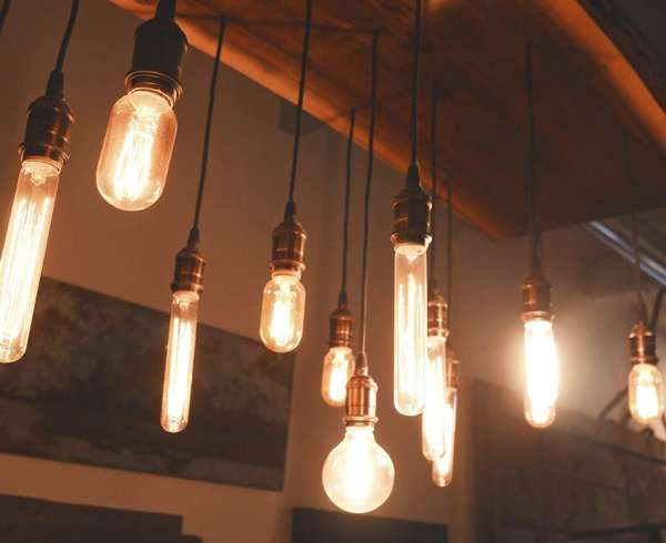 Lampadina LED e portalampade vintage