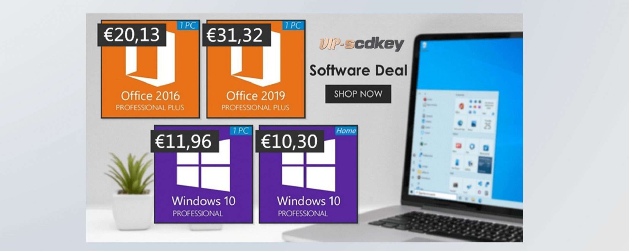 Sconti VIP-SCDkey: Windows 10 PRO OEM key solo 11€
