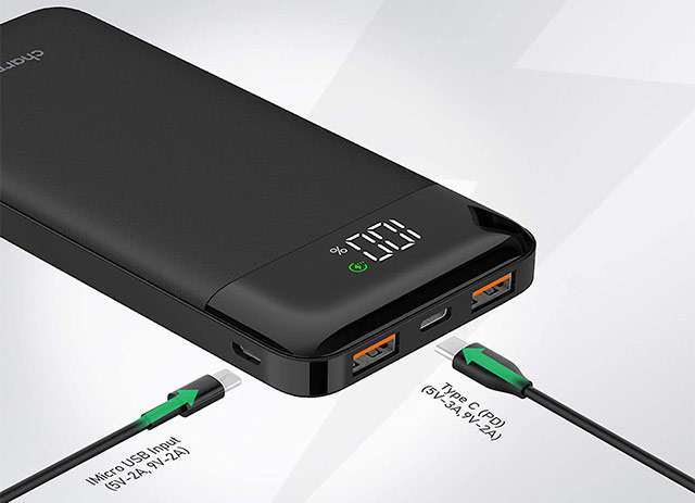 Il powerbank di Charmast da 10.400 mAh