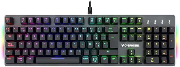 Tastiera Meccanica Completa Oversteel TITANIUM Outemu Red - 1