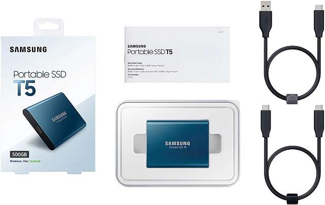 Samsung Memorie T5 da 500 GB