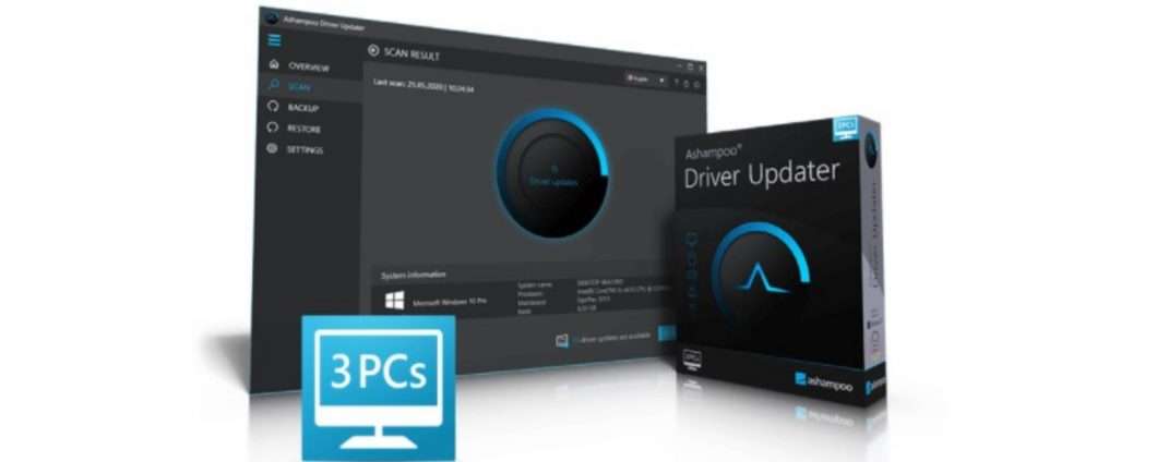 Mantieni il tuo PC sempre al 100% delle sue potenzialità grazie ad Ashampoo Driver Updater