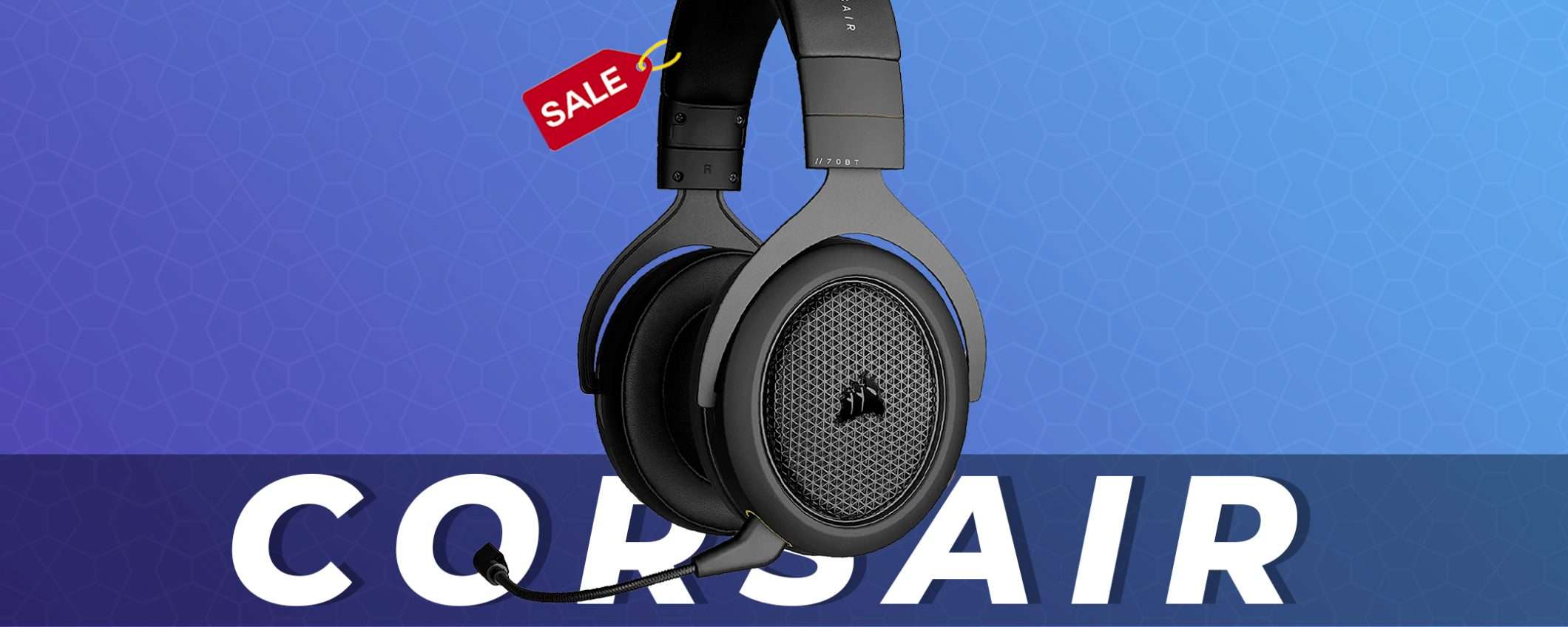 Corsair HS70: Cuffie da Gaming al 36% di sconto | Offerte Amazon