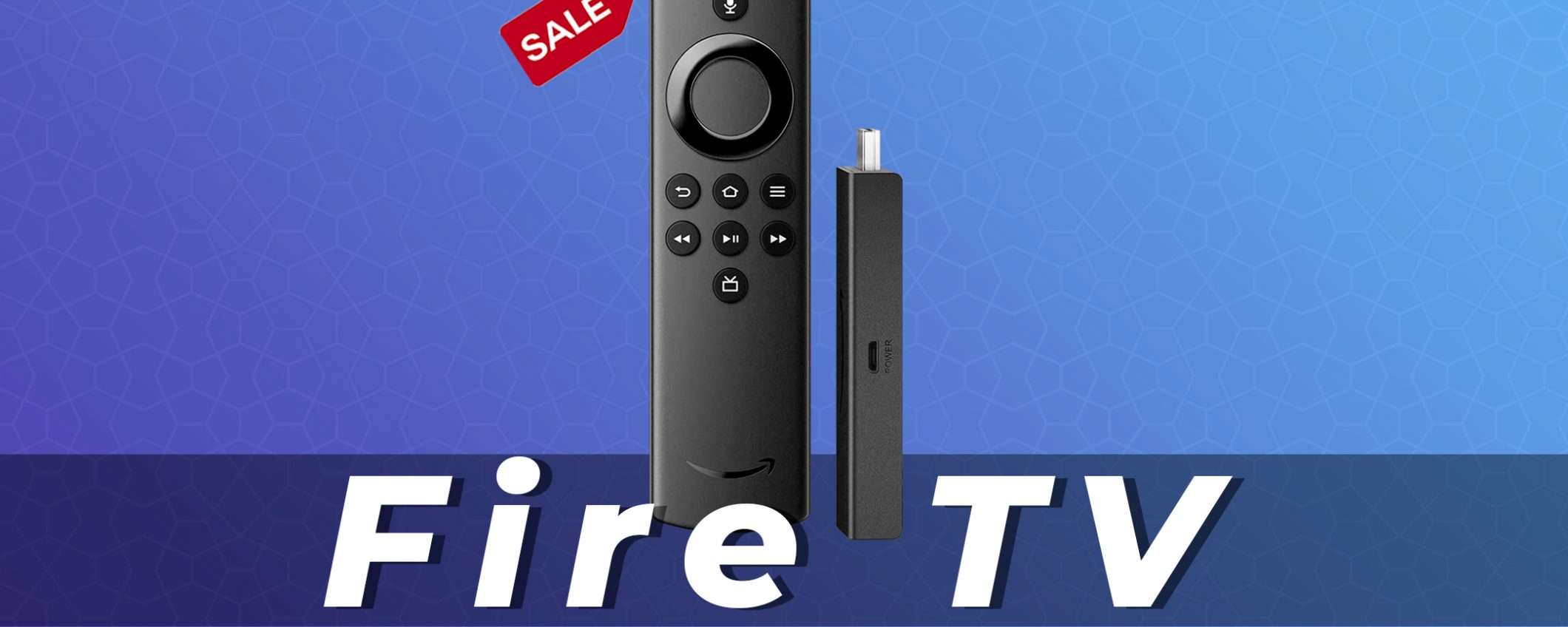 Fire TV Stick: la tua TV diventa smart a soli 19,99€