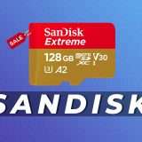 SanDisk Extreme microSD da 128 GB a metà prezzo (-55%)
