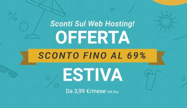 SiteGround offerta estiva