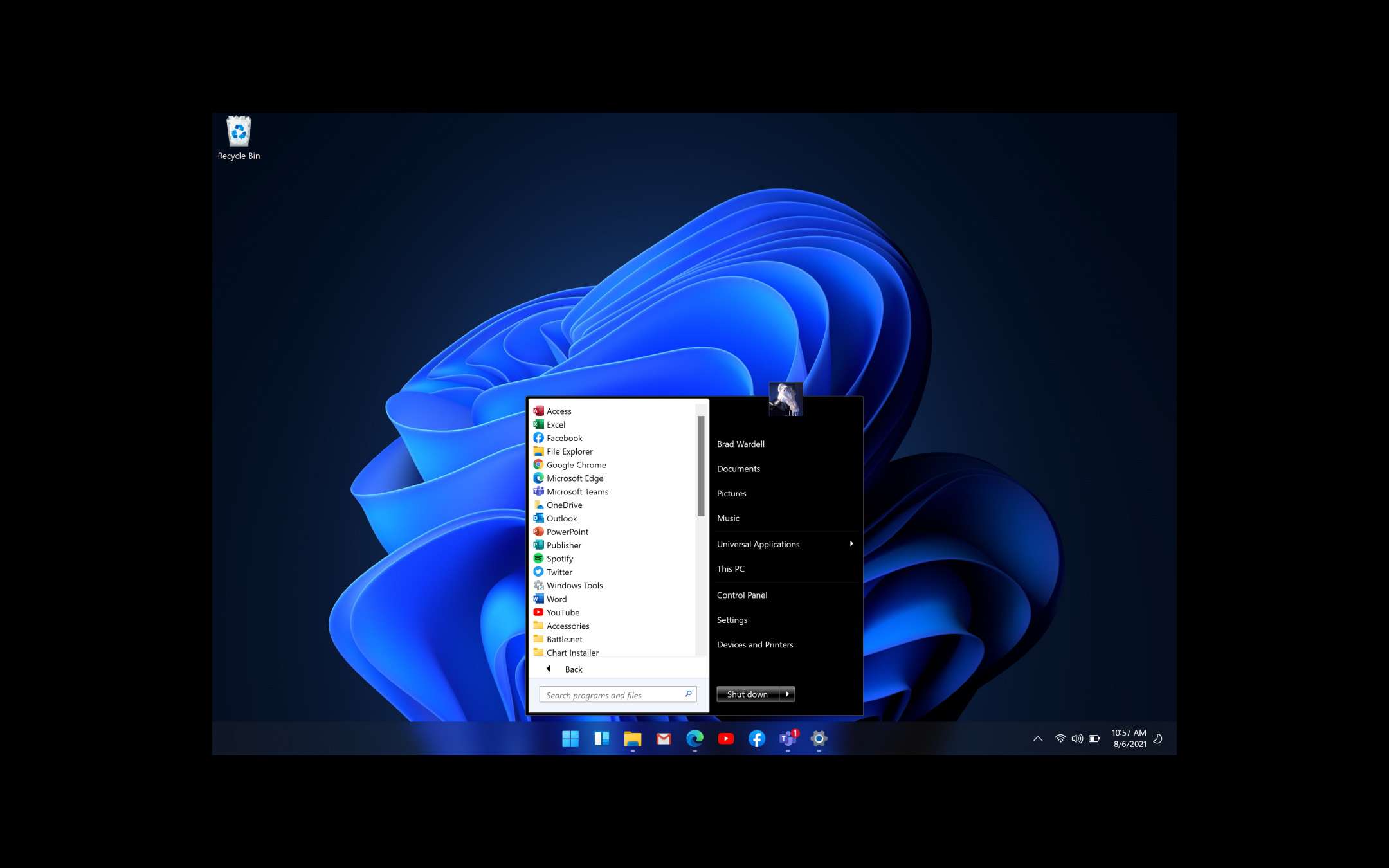 Start11 ripristina il menu Start in Windows 11