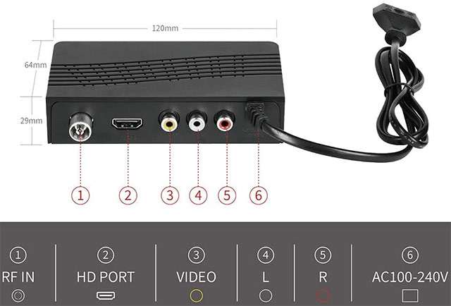 Il decoder DVB-T2 in offerta su Amazon