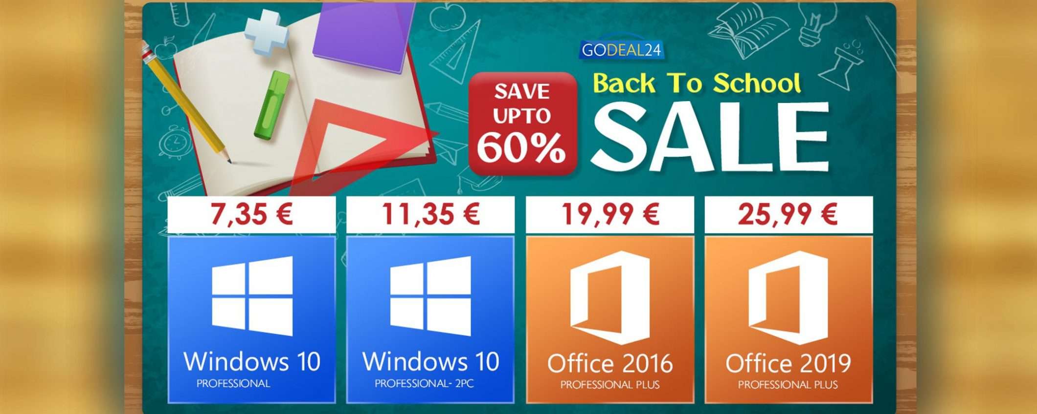 Windows 10 solo 6€, Office solo 15€: offerte da non perdere