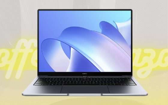 Huawei Matebook 14 2021 al MINIMO STORICO: uno spettacolo