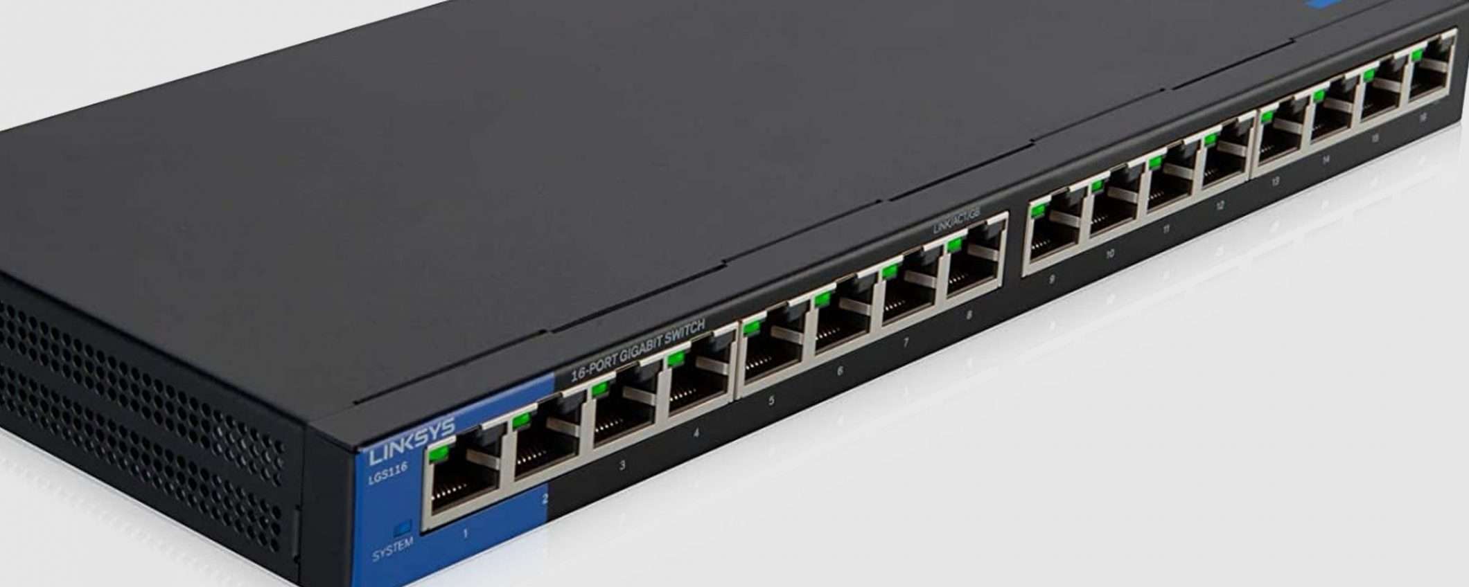 Linksys LGS124-EU: 16 porte possono bastarti?