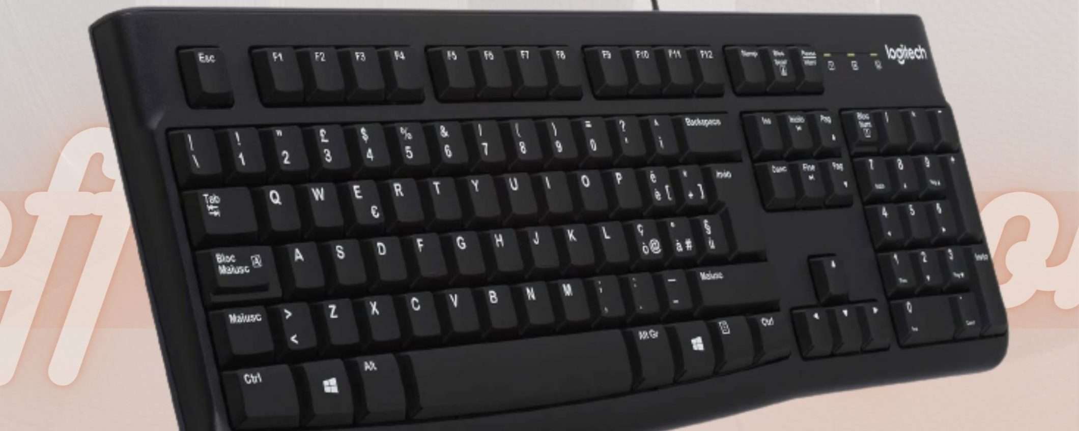 Logitech K120: una tastiera semplice ed ECONOMICA