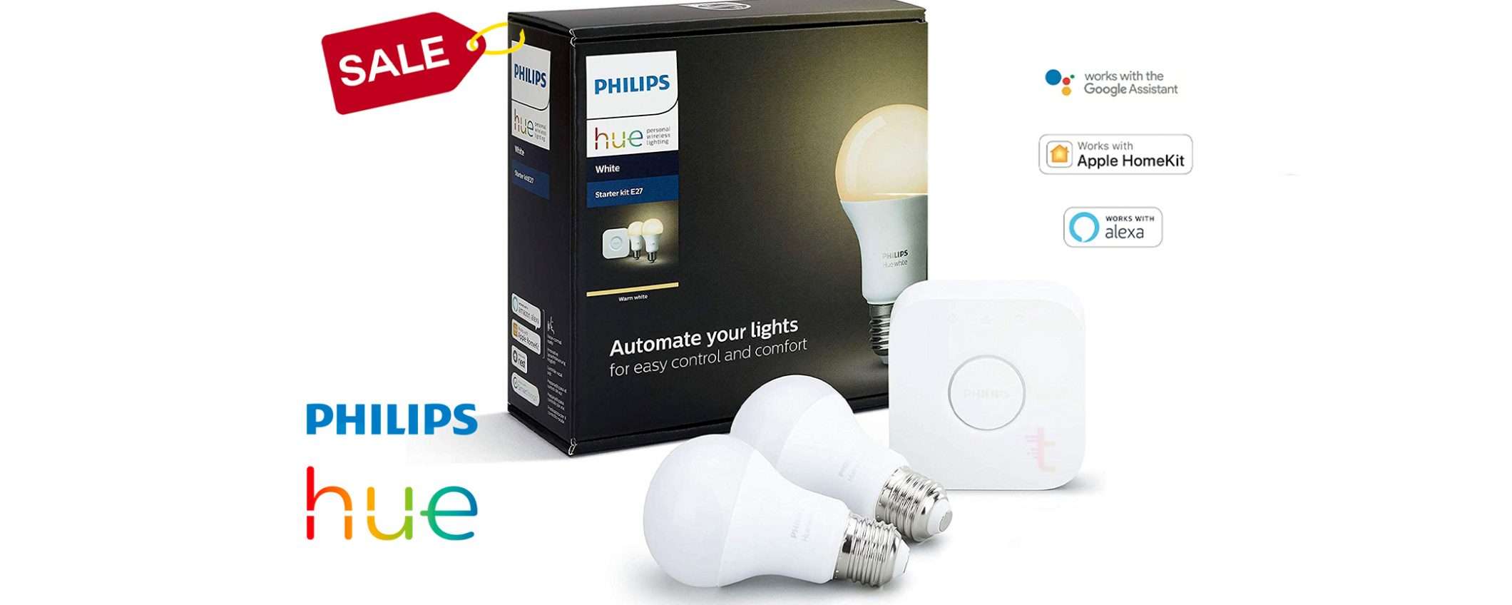 Philips HUE Starter Kit a metà prezzo | Offerte Amazon