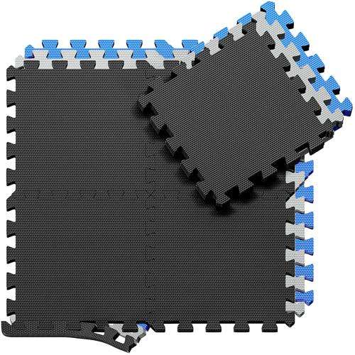 Tappeto da fitness, 18 pezzi