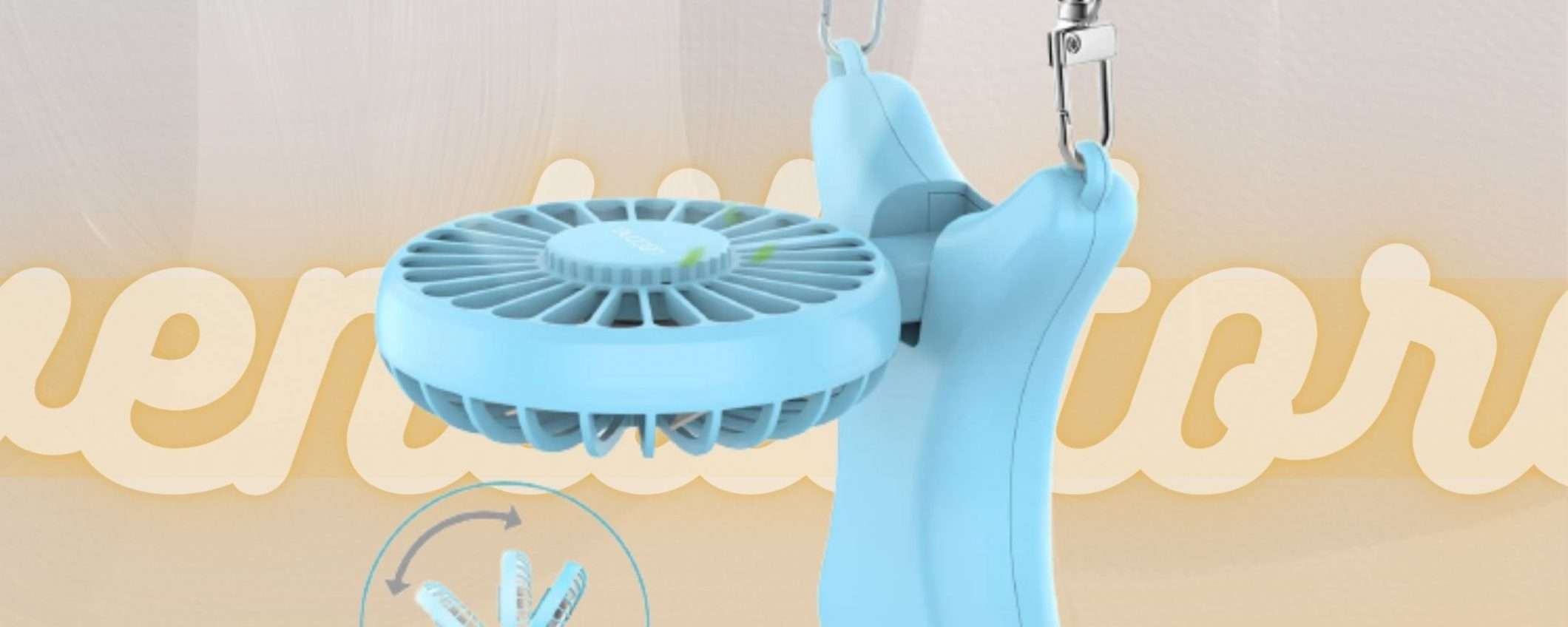 Ventilatore portatile BOMBA: solo 9€ ed è tuo