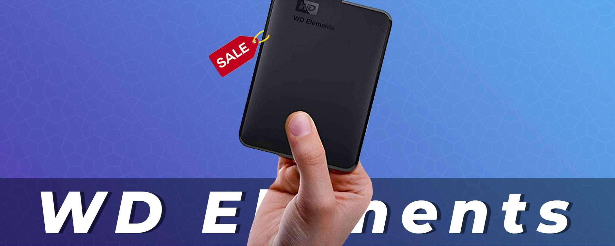 WD Elements Hard Disk da 2TB al 50% di sconto | Offerte Amazon