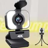 Webcam 4K con ring light incorporata e tanto ancora (OFFERTA)
