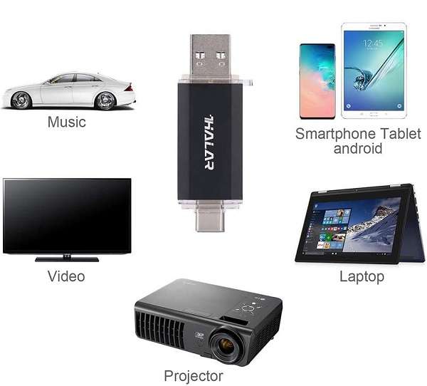 Pendrive 256GB USB Type-C THKailar - 1