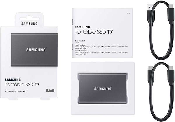 SSD Portatile Samsung T7 2TB - 1