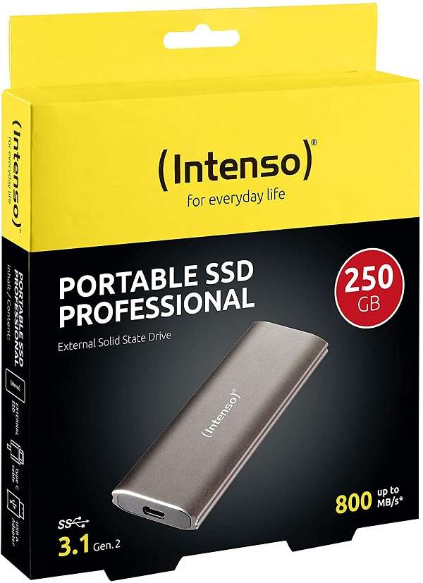 SSD Portatile Intenso Professional 250GB Marrone - 1