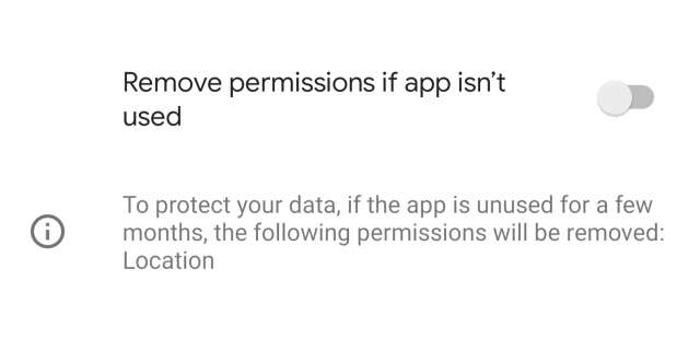 Reset permessi delle app