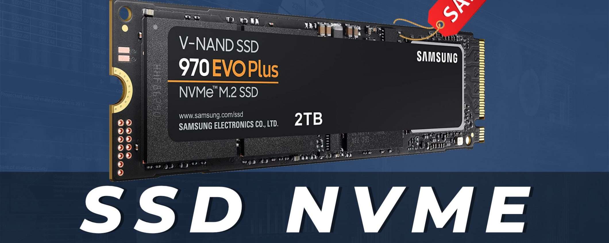 Samsung 970 EVO Plus: SSD NVMe da 2TB in offerta (-17%)