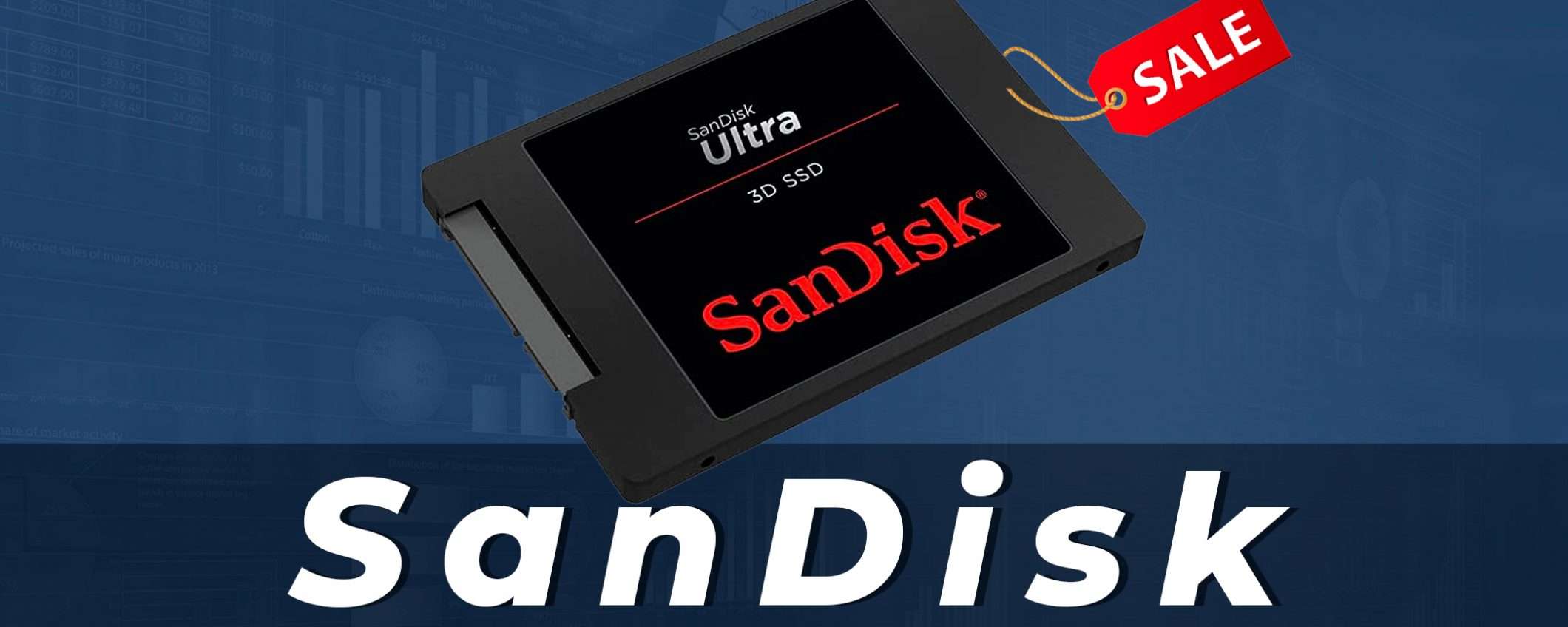 SSD SanDisk da 500GB al 14% di sconto : Offerte Amazon