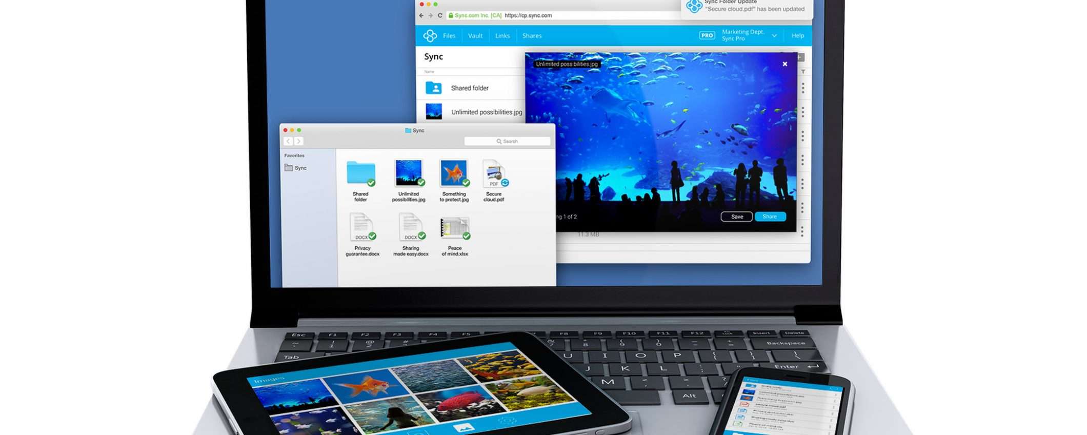 Sync: cloud storage sicuro con 5 dollari/mese