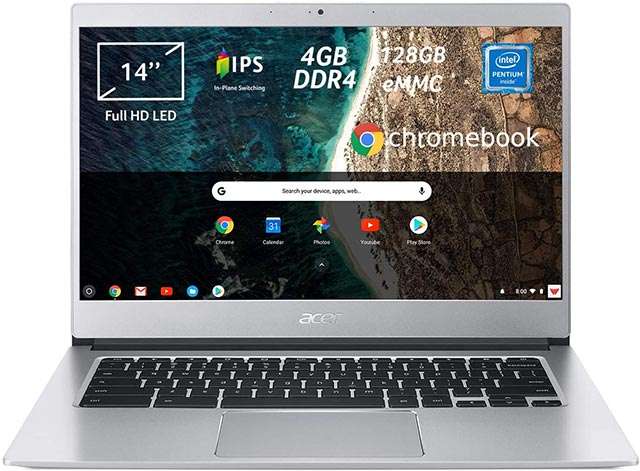 Il laptop Acer Chromebook 514 con Chrome OS