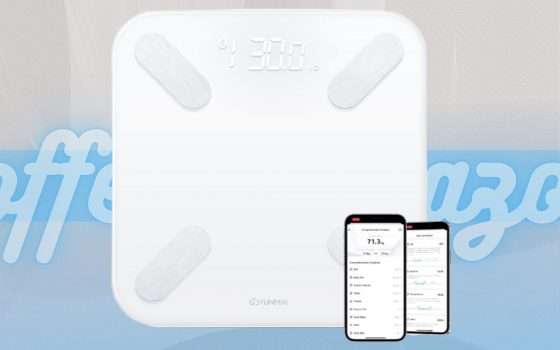 Bilancia smart: sali e ottieni 10 informazioni all'istante (COUPON)