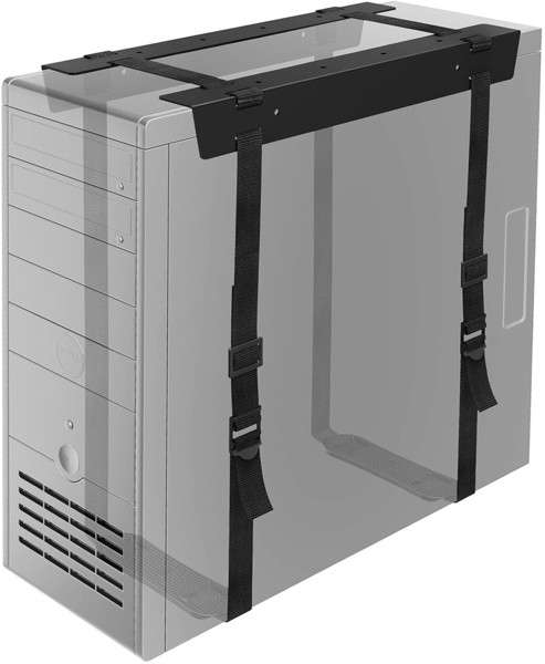 Desktop appeso sotto la scrivania