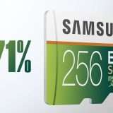 MicroSD Samsung 256GB: prezzo SUPER con un trucco