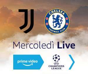 Juventus-Chelsea: su Amazon Prime Video