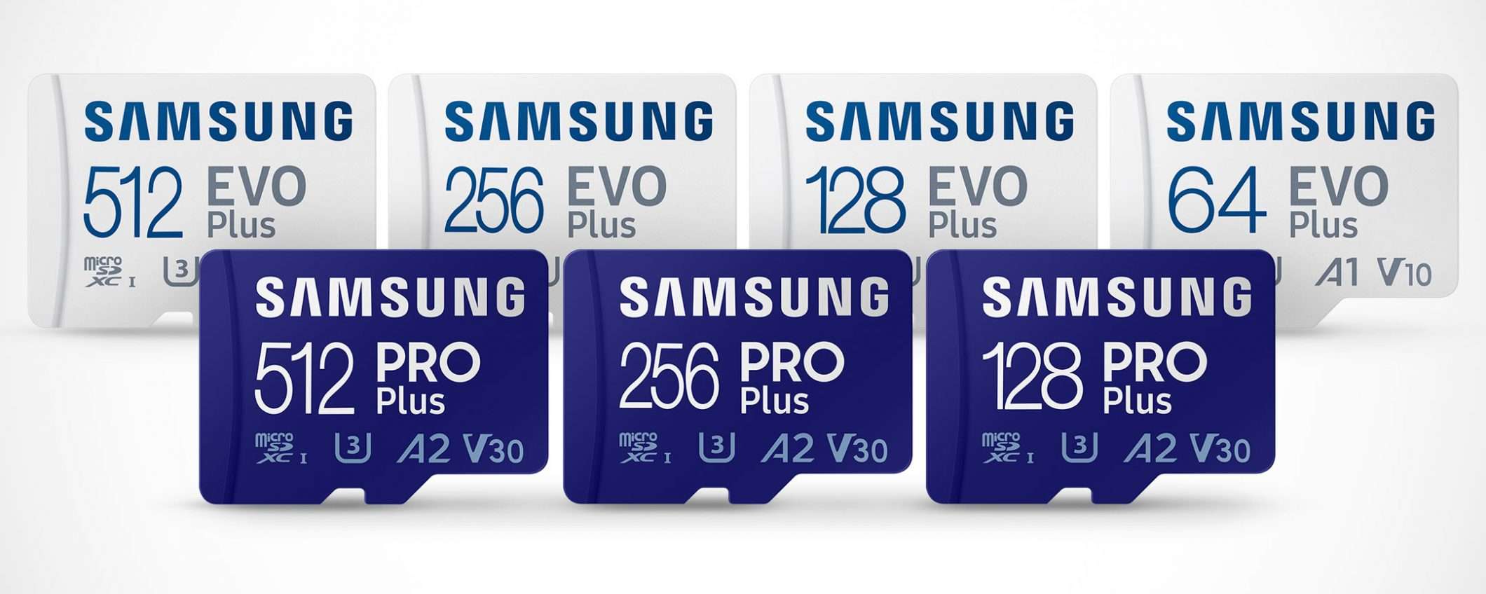 Le nuove microSD Samsung PRO Plus ed EVO Plus