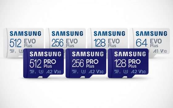 Le nuove microSD Samsung PRO Plus ed EVO Plus