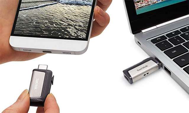 La pendrive SanDisk Ultra Dual Type-C da 256 GB