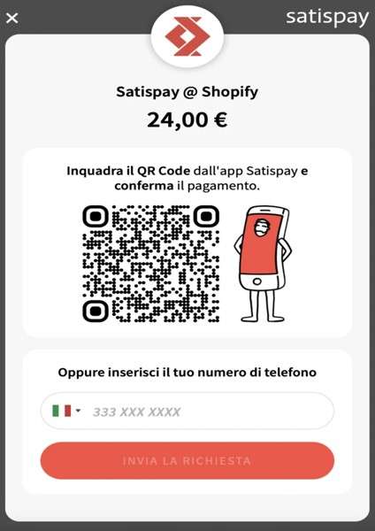Come pagare con Satispay su Shopify