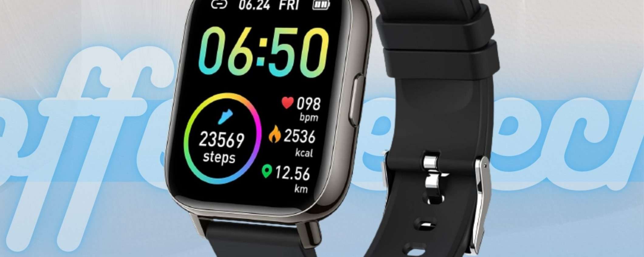 Smartwatch completo: DOPPIO SCONTO imperdibile su Amazon