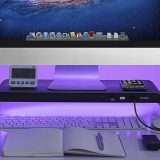 Eleganza, funzionalità e connettività per la tua scrivania con questo supporto