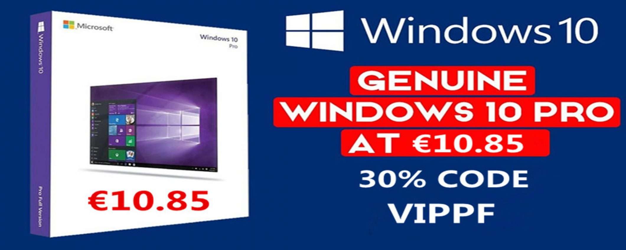 Licenze lifetime per Windows 10 Pro: 10€ e Office 2016 19€