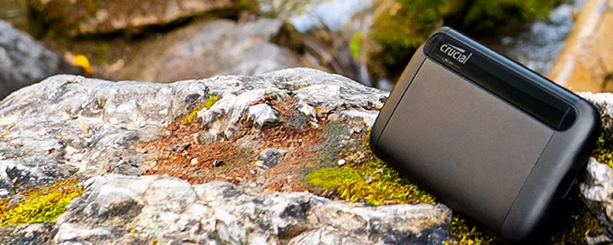 Crucial X8 1TB: l'NVMe portatile con velocità di 1050MB/s