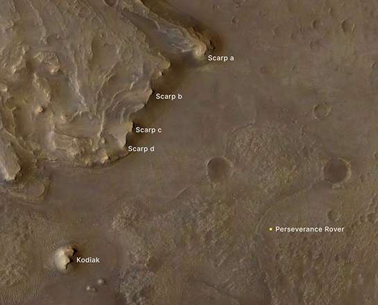 Mappa di Marte