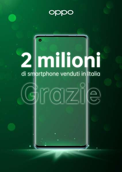 Oppo - 2 milioni di smartphone