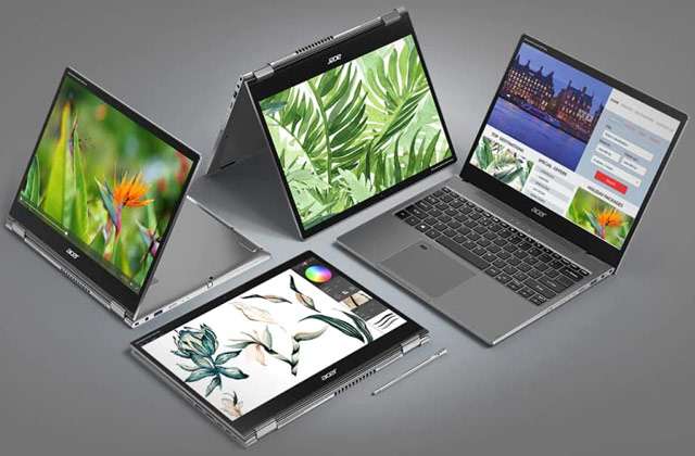 Il laptop convertibile Acer Spin 5: le tante modalità di utilizzo