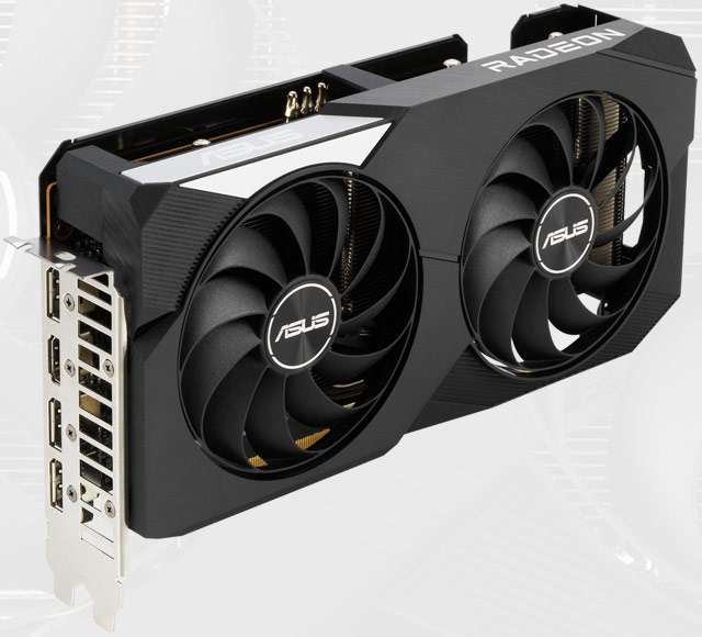 La scheda video ASUS Dual Radeon RX 6600